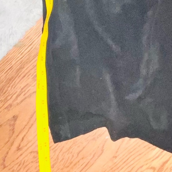 Black Silk Chiffon Jumpsuit with Gold Beaded Batwing Sleeves | Esé Azénabor - Picture 9 of 9